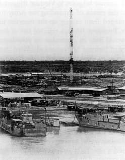 Picture - 9th Infantry Division's first base camp in Vietnam, 1966