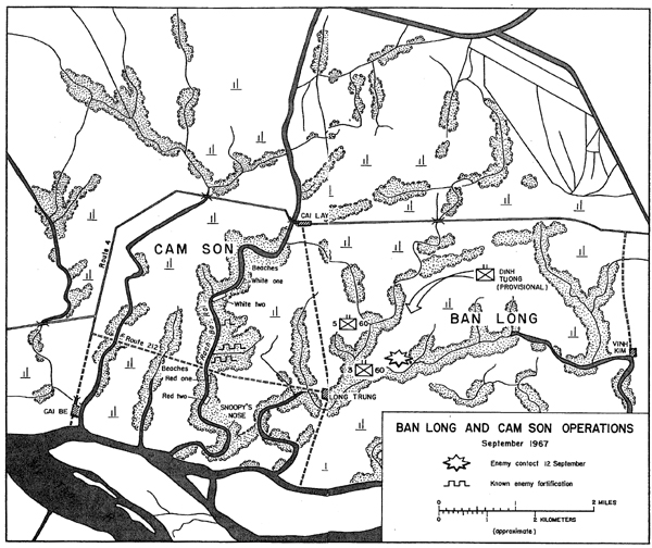 MAP 11 - BAN LONG AND CAM SON OPERATIONS
